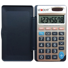 8 цифр двойной карманный калькулятор с передней крышкой (LC337)
